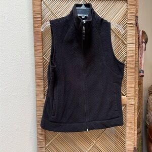 Kim Rogers Black Fleece Vest
